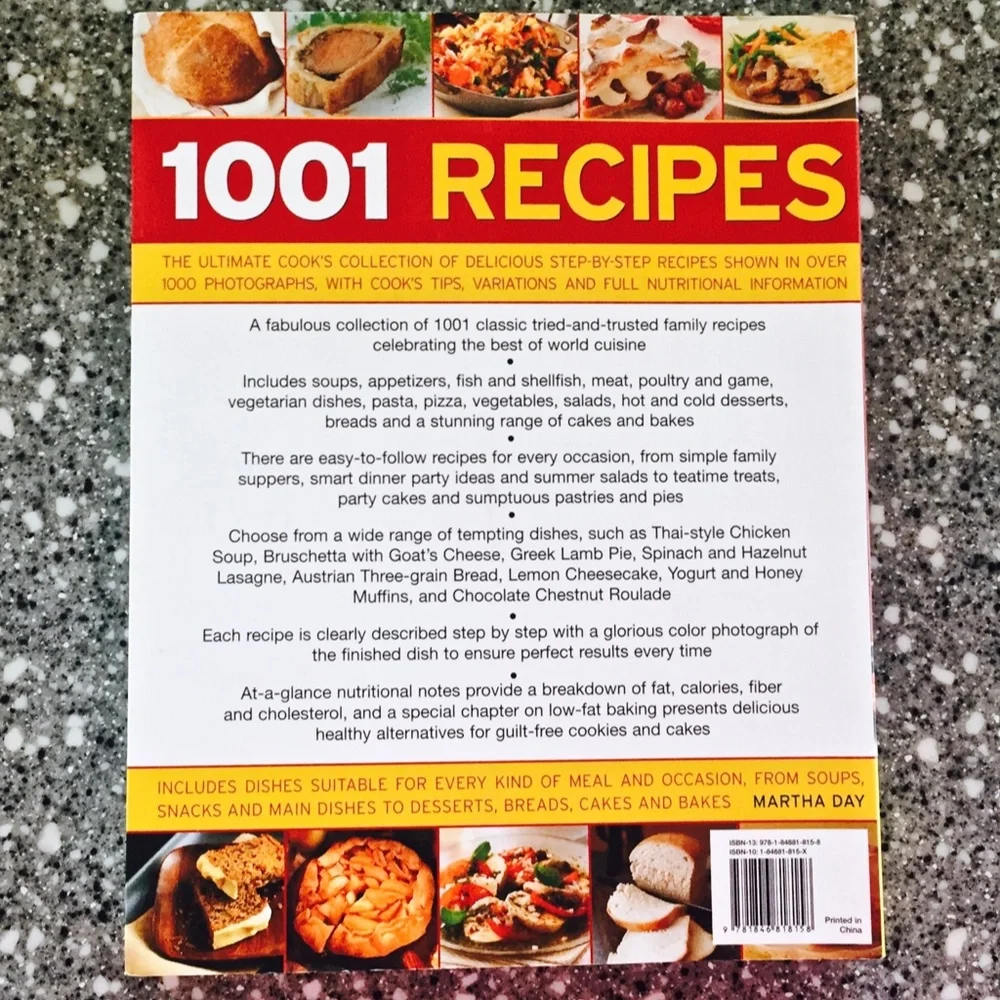 1001 RECIPES Cookbook